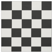 Schwarz-Weiß-Schachbrett-Hintergrund Stoff (Muster)