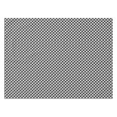Schwarz-Weiß-Schachbrett Tischdecke (Vorderseite (Horizontal))