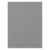 Schwarz-Weiß-Schachbrett Tischdecke (Vorderseite)