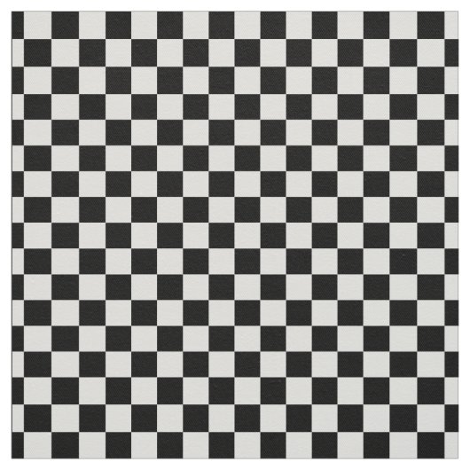 Schwarz-Weiß-Schachbrettmuster Stoff (Muster)
