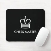 Schwarz-Weiß-Schachstück-Mauskastengeschenk Mousepad (Mit Mouse)