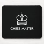 Schwarz-Weiß-Schachstück-Mauskastengeschenk Mousepad<br><div class="desc">Schwarz & Weiß Schachstück Logo Maus-Pad Geschenk für Online Schach-Spieler. Cooler Geburtstag oder Vatertag Geschenkidee für ihn. Fügen Sie Ihr eigenes lustiges Zitat oder Ihren eigenen Namen hinzu. Elegantes Geschenk für besten Vater, bester Vater, Großvater, Stiefvater, Großmeister, GM, Freund, Mitarbeiter, Kollege, Ehemann, Sohn, Tochter, Ehefrau, Schachfreund, Schachfreund, Kinder etc. Verwenden...</div>