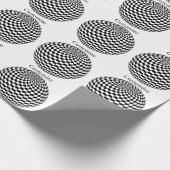 Schwarz/Weiß-Schachtel Geschenkpapier (Ecke)