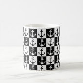 Schwarz-Weiß-Schachtel Kaffeetasse (Mittel)