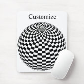 Schwarz/Weiß-Schachtel Mousepad (Mit Mouse)