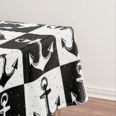 Schwarz-Weiß-Schachtel Tischdecke (Beispiel)