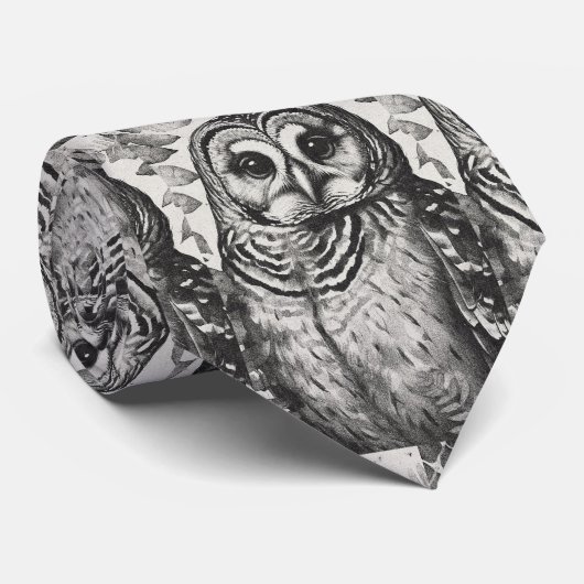 Schwarz-Weiß-Schale Krawatte (Gerollt)