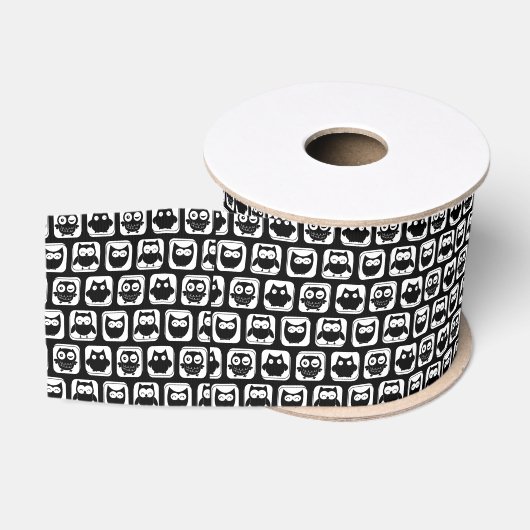Schwarz-Weiß-Schale Ripsband (Spule)