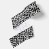 Schwarz-Weiß-Schale Ripsband (Rückseite)