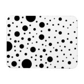 Schwarz-Weiß-Schaltkreisdesign Magnet (Horizontal)