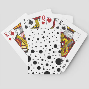 Schwarz-Weiß-Schaltkreisdesign Spielkarten