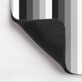Schwarz-Weiß-Schattenstreifen Mousepad (Ecke)