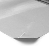 Schwarz-Weiß-Schiefer Turm von Pisa Poster (Ecke)