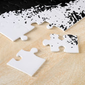 Schwarz-Weiß-Schimpanse-Pop Puzzle (Seite)