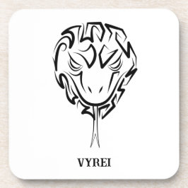 Schwarz-Weiß-Schlange Getränkeuntersetzer