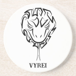 Schwarz-Weiß-Schlange Getränkeuntersetzer