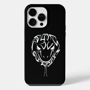 Schwarz-Weiß-Schlange iPhone 14 Pro Max Hülle