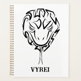 Schwarz-Weiß-Schlange Planer