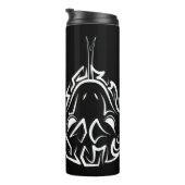 Schwarz-Weiß-Schlange Thermosbecher (Nach rechts gedreht)