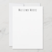Schwarz Weiß Schlicht Elegant Casual Eigener Name