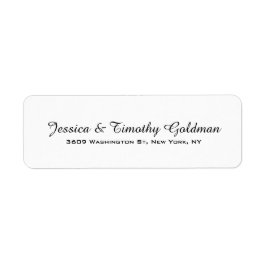 Schwarz/Weiß Schlicht Elegante Moderne, trendige F