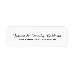 Schwarz/Weiß Schlicht Elegante Moderne, trendige F