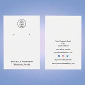 Schwarz-Weiß-Schlichte Schmuckkollektion