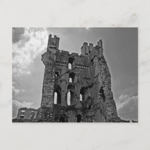 Schwarz-Weiß-Schloss Postkarte