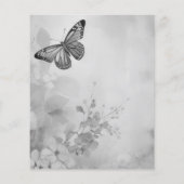 Schwarz-Weiß-Schmetterling (Rückseite)