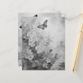 Schwarz-Weiß-Schmetterling