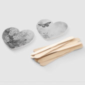 Schwarz-Weiß-Schmetterling Fächer (Non-assembled)