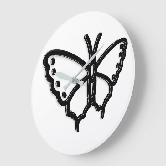 Schwarz-Weiß-Schmetterling Große Uhr (Winkel)