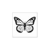 Schwarz-Weiß-Schmetterling Gummistempel (Prägung)