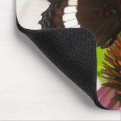 Schwarz-Weiß-Schmetterling Mousepad (Ecke)