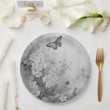 Schwarz-Weiß-Schmetterling