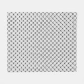 Schwarz-Weiß-Schmetterlinge Fleecedecke (Vorderseite (Horizontal))