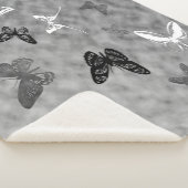 Schwarz-Weiß-Schmetterlinge Sherpadecke (3/4)