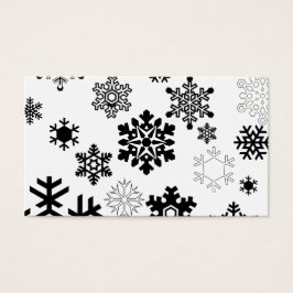 Schwarz-Weiß-Schneeflocken