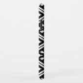 Schwarz-Weiß-Schneeflocken-Muster Case-Mate iPhone Hülle (Hinten/Rechts)