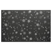 Schwarz-Weiß-Schneeflockenmuster Stoff (Fat Quarter (45,7 x 55,9 cm))