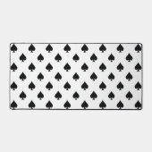 Schwarz-Weiß-Schnitt-Ace Schreibtischunterlage (Vorderseite)