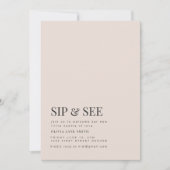 Schwarz-Weiß-Schnitt & Party Einladung Rainbows (Vorderseite)