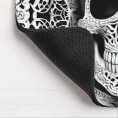 Schwarz-Weiß-Schnürsenkel Mousepad (Ecke)