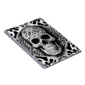 Schwarz-Weiß-Schnürsenkel Notizblock (Rechte Seite)