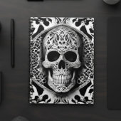 Schwarz-Weiß-Schnürsenkel Notizblock