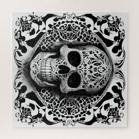 Schwarz-Weiß-Schnürsenkel Puzzle (Horizontal)