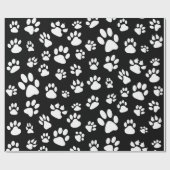 Schwarz-Weiß-Schokoladenprägungen Geschenkpapier (Flach)