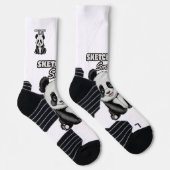 Schwarz & Weiß Schönheit Gentle Panda Socken (Rechts)