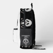 Schwarz & Weiß Schönheit Klassisches Panda Kunst Bedruckter Rucksack (Rechts)