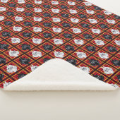 Schwarz-Weiß-Schottische Terrier karierte Decke Sherpadecke (3/4)